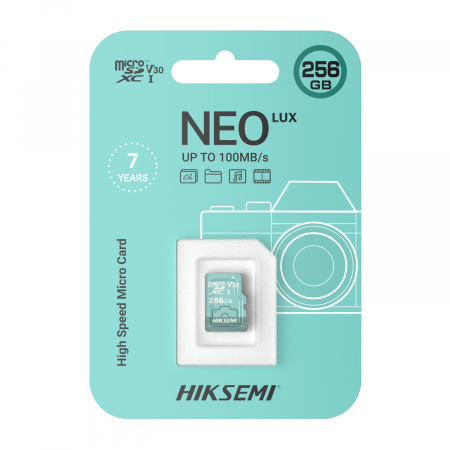 256 ГБ Карта памяти HikSemi NEO LUX microSDXC (HS-TF-D3/256G) зелёный