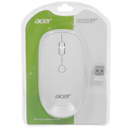 Мышь беспроводная Acer OMR138 (ZL.MCEEE.01L) белый