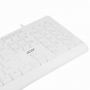 Клавиатура проводная Acer OKW301 (ZL.KBDCC.01B) белый