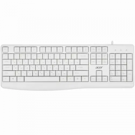 Клавиатура проводная Acer OKW301 (ZL.KBDCC.01B) белый