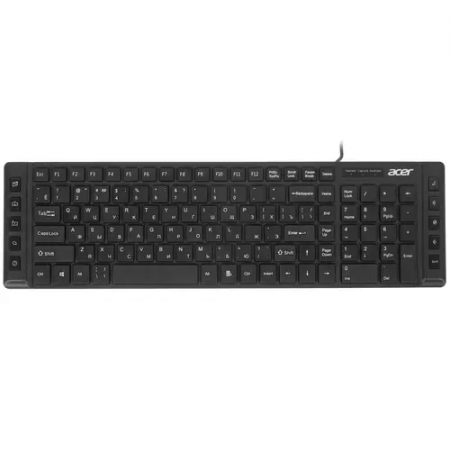 Клавиатура проводная Acer OKW010 (ZL.KBDEE.002) чёрный