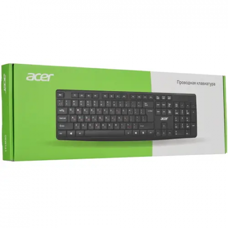 Клавиатура проводная Acer OKW121 (ZL.KBDEE.00B) чёрный