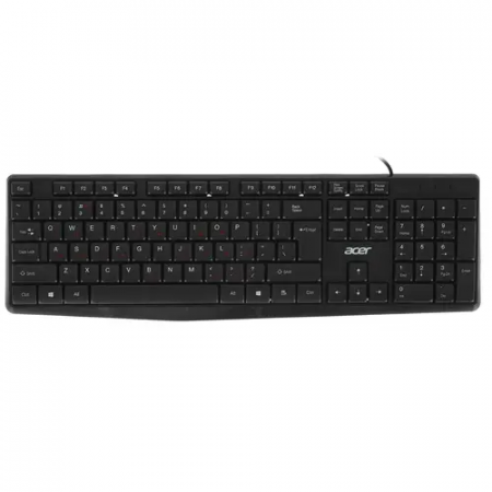 Клавиатура проводная Acer OKW121 (ZL.KBDEE.00B) чёрный