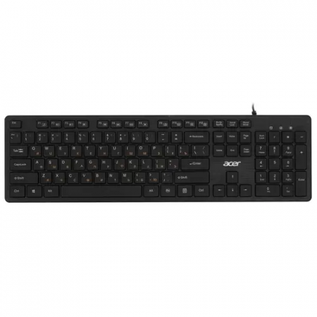 Клавиатура проводная Acer OKW122 (ZL.KBDEE.00C) чёрный