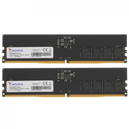 Оперативная память ADATA AD5U480016G-DT 32 ГБ чёрный