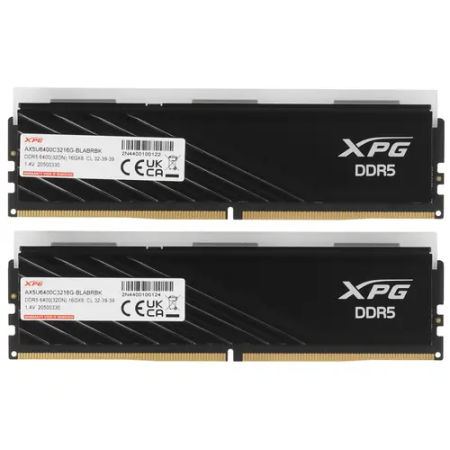Оперативная память ADATA XPG Lancer Blade RGB (AX5U6400C3216G-DTLABRBK) 32 ГБ чёрный