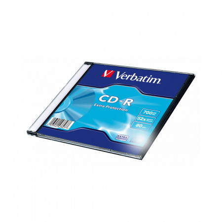 Диск CD-R Verbatim (43347) 700MB Незаписанный 52х 1шт синий