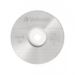 Диск CD-R Verbatim (43352) 700MB 52х 25шт Незаписанный синий