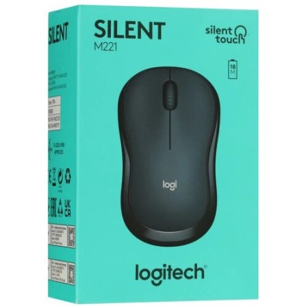 Мышь беспроводная Logitech Wireless Mouse M221 (910-006510) чёрный