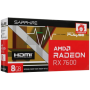 Видеокарта Sapphire AMD Radeon RX 7600 PULSE GAMING OC (11324-01-20G) 8 Гб черный