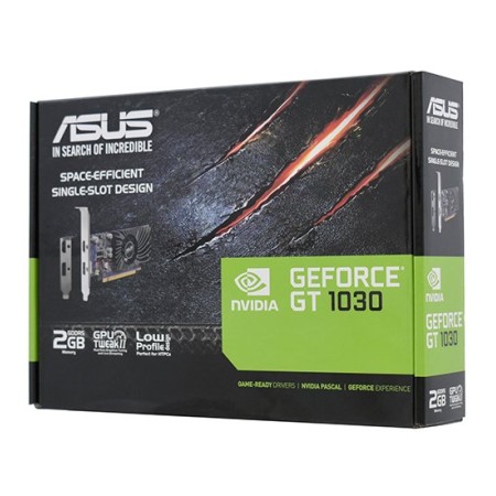 Видеокарта ASUS GeForce GT 1030 LP (GT1030-2G-BRK) 2 ГБ черный