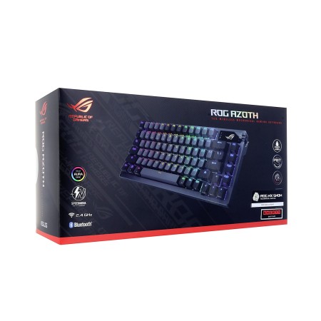 Клавиатура проводная + беспроводная Asus M701 ROG AZOTH (90MP031A-BKRA01) чёрный