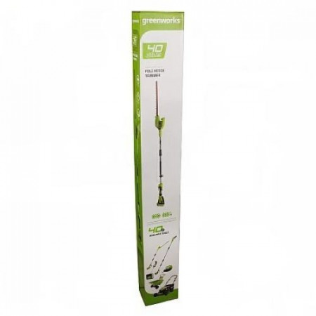 Аккумуляторный кусторез Greenworks G40PHA (2300407) черный/зелёный (БЕЗ АККУМУЛЯТОРОВ)