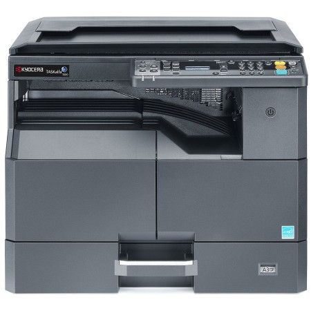 МФУ лазерное Kyocera TASKalfa 2021 (1102ZP3NL0) черный (без кабеля USB) (без крышки)