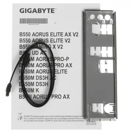 Материнская плата GIGABYTE B550M K (GA-B550M-K) чёрный