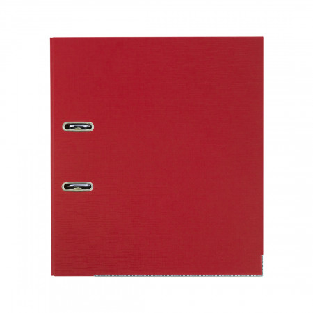 Папка-регистратор с арочным механизмом Deluxe Office (2-RD24 (2" RED)), А4, 50 мм, красный