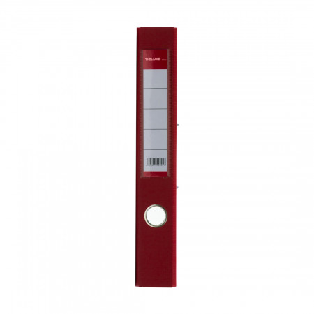 Папка-регистратор с арочным механизмом Deluxe Office (2-RD24 (2" RED)), А4, 50 мм, красный