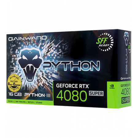 Видеокарта Gainward RTX 4080 SUPER PYTHON III OC (NED408SS19T2-1032T) черный