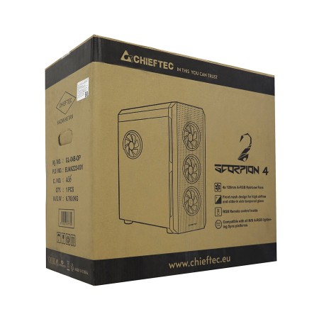 Корпус Chieftec Scorpion 4 (GL-04B-OP) черный