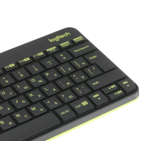 Клавиатура + мышь беспроводная Logitech MK240 Nano (920-008213) черный