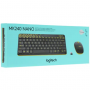 Клавиатура + мышь беспроводная Logitech MK240 Nano (920-008213) черный