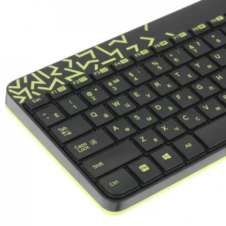 Клавиатура + мышь беспроводная Logitech MK240 Nano (920-008213) черный