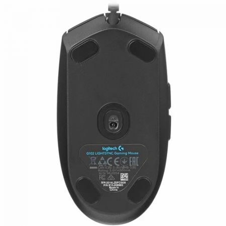Мышь проводная Logitech G102 LIGHTSYNC (910-005823) черный