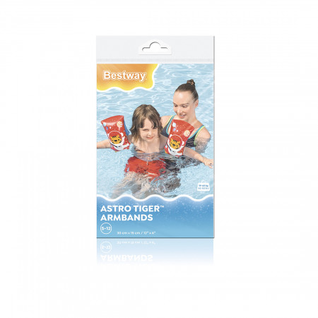 Нарукавники BESTWAY Astro Tiger (32102) красный