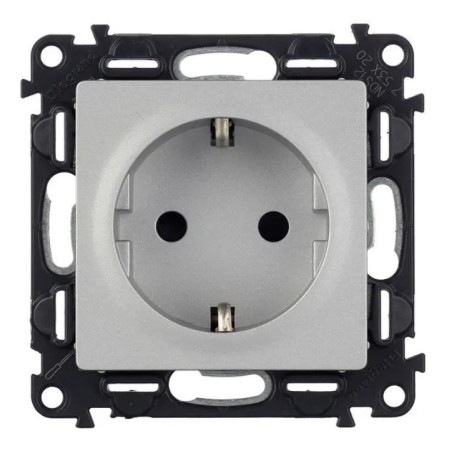 Розетка встраиваемая Legrand Valena Life (753620) серый