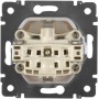 Розетка встраиваемая Legrand VLN (774120) бежевый