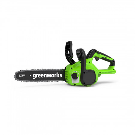 Аккумуляторная цепная пила Greenworks GD24CS30 (2007007) зеленый