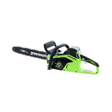 Аккумуляторная цепная пила Greenworks GD40CS18 (2005807) зеленый (БЕЗ АККУМУЛЯТОРОВ)