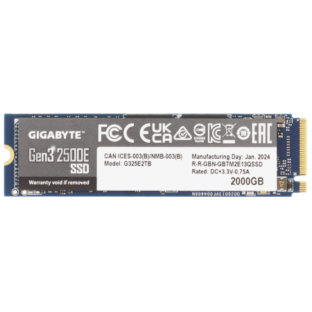 2 ТБ SSD диск GIGABYTE Gen3 2500E (G325E2TB) синий