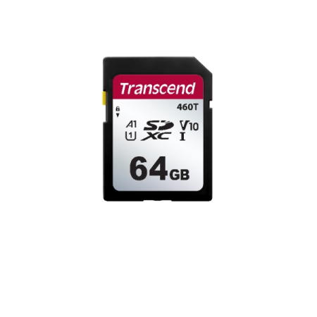 64 ГБ Карта памяти Transcend 460T microSDXC (TS64GSDC460T-VS1) чёрный
