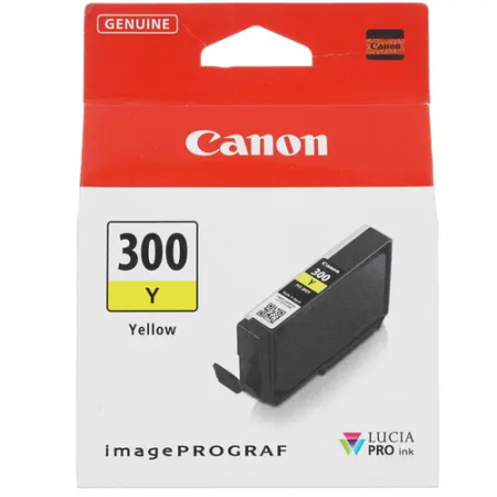 Картридж струйный Canon LUCIA PRO Ink PFI-300 Y (4196C001) желтый
