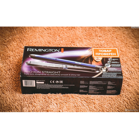 Выпрямитель для волос Remington S7710 синий/черный