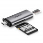 Кард-ридер Ugreen CM184 (50704) серебристый