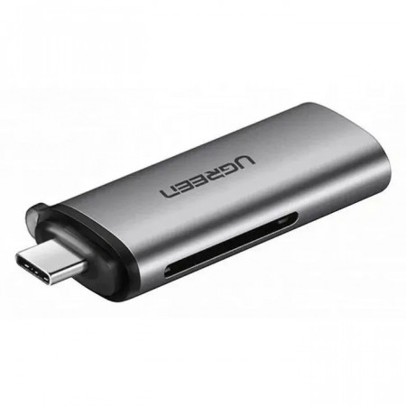 Кард-ридер Ugreen CM184 (50704) серебристый
