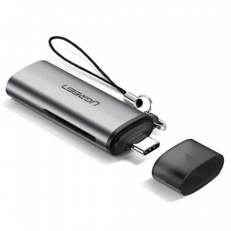 Кард-ридер Ugreen CM184 (50704) серебристый