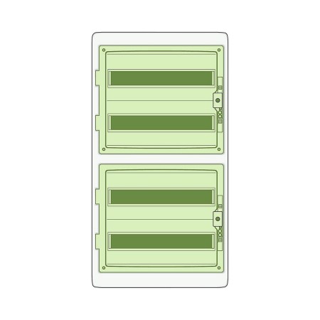 Распределительный щит Schneider Electric Kaedra (13987) белый