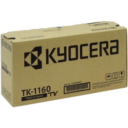 Тонер-картридж лазерный Kyocera TK-1160 (1T02RY0NL0) черный (с чипом)