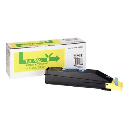 Картридж лазерный Kyocera TK-865Y (1T02JZAEU0) желтый (с чипом)