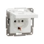 Розетка встраиваемая Schneider Electric Asfora (EPH3170121) белый