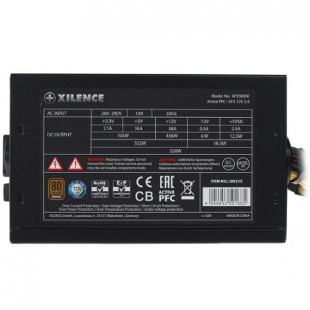 Блок питания Xilence Gaming series XN215 550W (XP550R10) черный