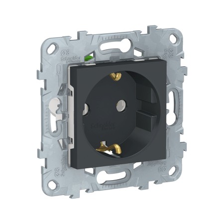 Розетка встраиваемая Schneider Electric Unica New (NU505654) антрацит