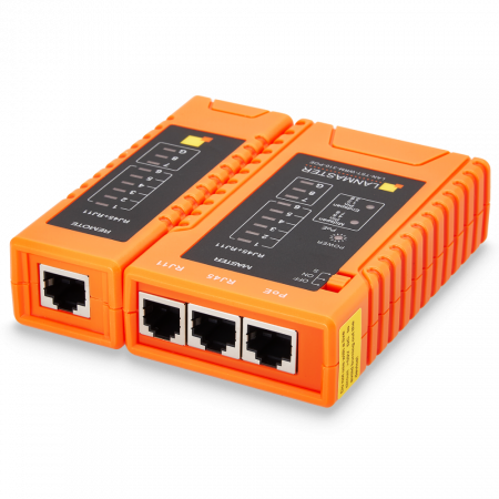 Тестер LANMASTER LAN-TST-WRM-310-POE оранжевый