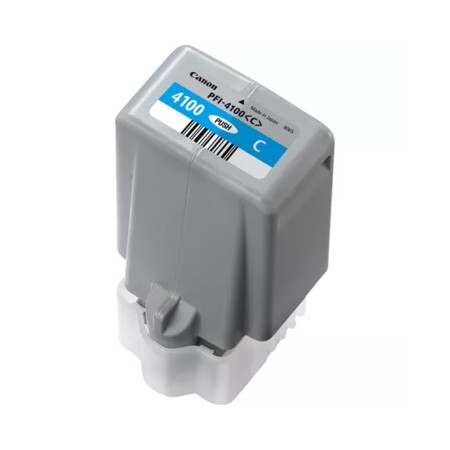 Картридж струйный Canon PFI-4100C (6778C001) голубой (с чипом)
