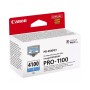 Картридж струйный Canon PFI-4100C (6778C001) голубой (с чипом)