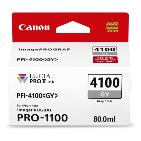 Картридж струйный Canon PFI-4100 GY (6783C001) серый (с чипом)