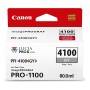 Картридж струйный Canon PFI-4100 GY (6783C001) серый (с чипом)